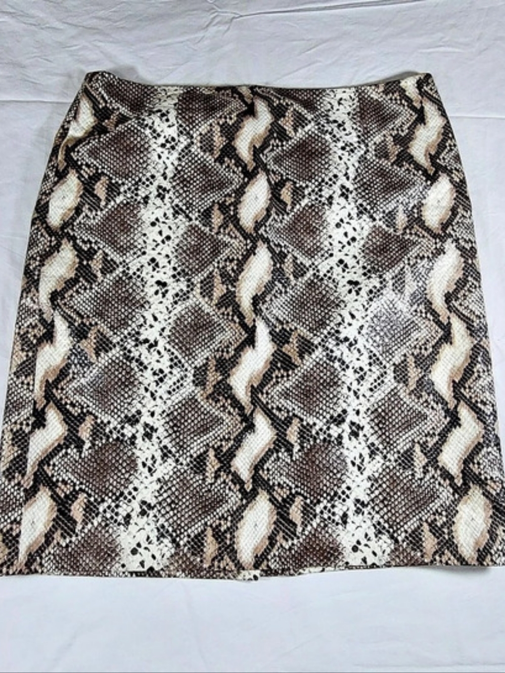 Jaclyn Smith Snake Print Skirt Size 8 Like New